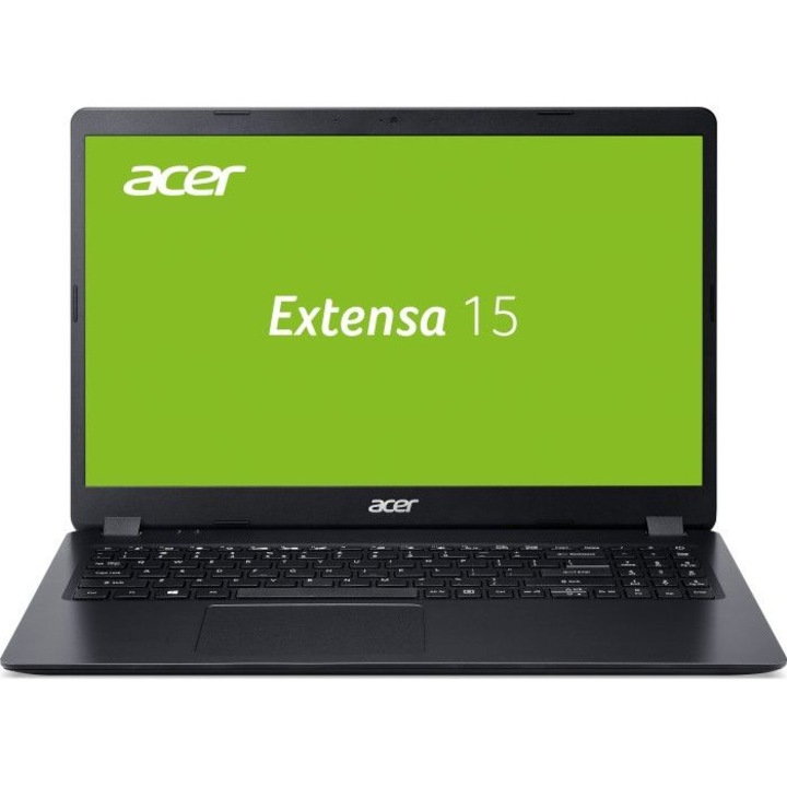 Laptop Acer Extensa 15, Intel Celeron N4020, 4GB RAM, SSD 256GB, Full HD IPS, Negru, 15.6"