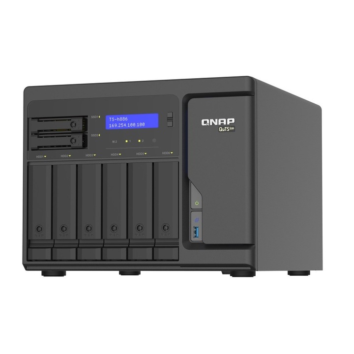 Файлов сървър, QNAP, NAS, TS-h886, D1,602, 8G