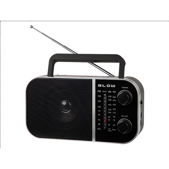 Преносимо радио BLOW RA6, FM/AM, Черно