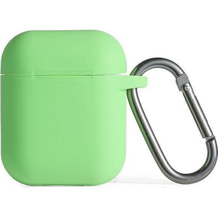 Szilikon tok AirPodshoz, Beline, zöld, AirPods 1/2 kompatibilis