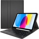 Husa cu tastatura pentru Apple iPad 10.9, Strado, Negru