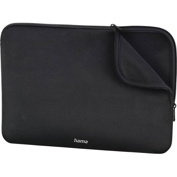 Husa laptop, Hama, Plastic, 13,3", Negru