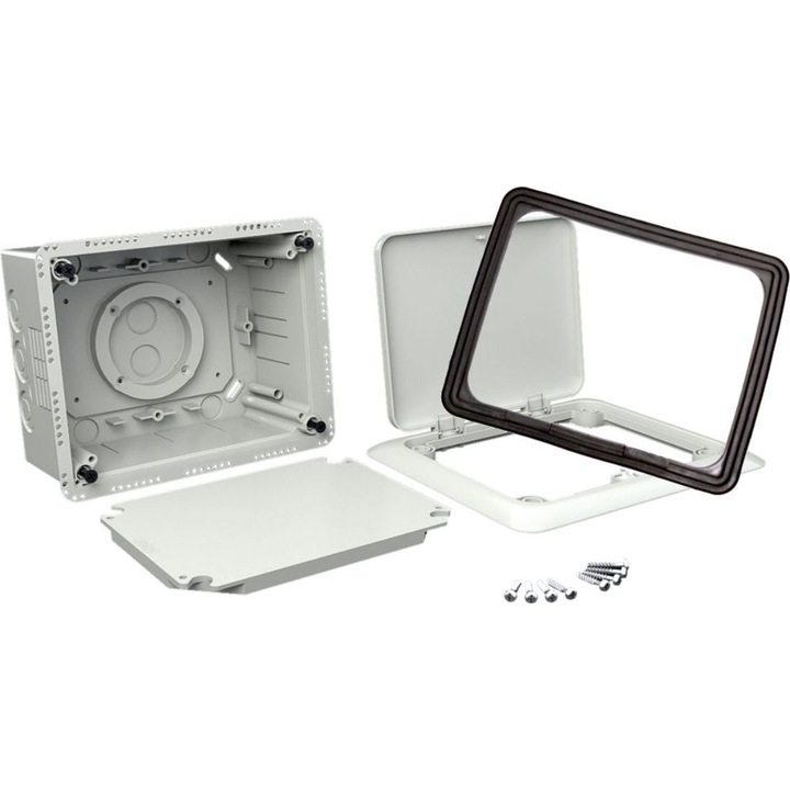 Hőszigetelő doboz fedéllel, Kopos, ABS, IP30, Fehér