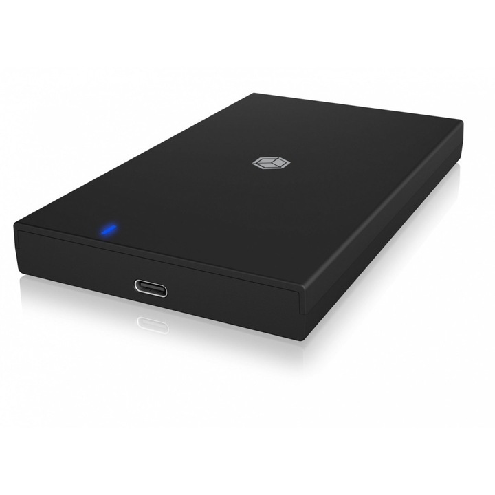 Carcasa pentru SSD Extern, ICY BOX, IB-200T-C3, 2.5", Negru