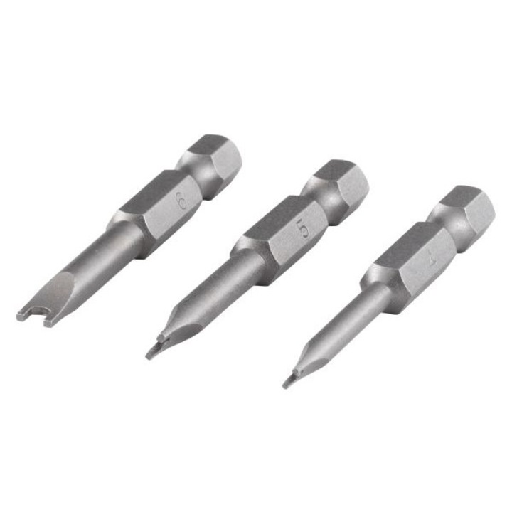 Set 3 biti, Wolfcraft, Solid 1/4", 4/5/6, 50 mm