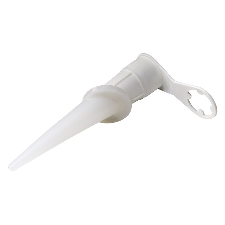 Set 2 varfuri pentru tub silicon, Wolfcraft, Alb