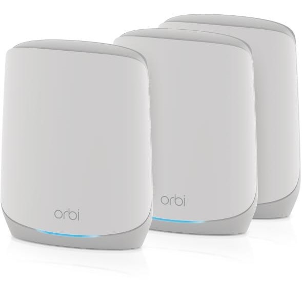 Router wireless NetGear Orbi WiFi6 Tri-Band Mesh System Set of 3, Mesh ...