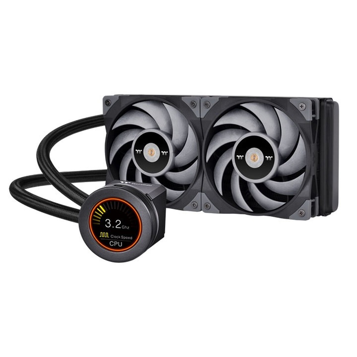 Cooler Procesor, Thermaltake, Aluminiu, Negru/Gri