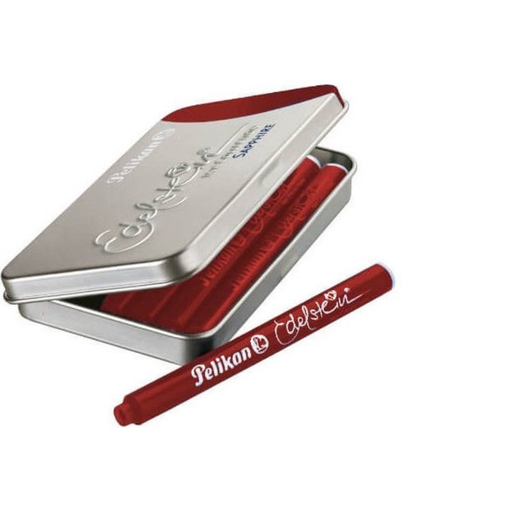 Set 6 cartuse cerneala, Pelikan, 1,6 ml, Granat