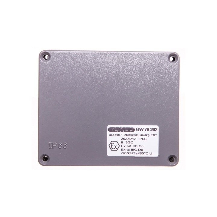 Cutie de protectie, Gewiss, Aluminiu, IP66, Gri