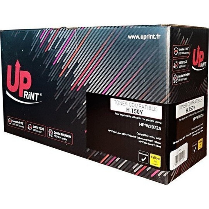 Toner, UPPrint, compatibil cu HP 117A, Galben