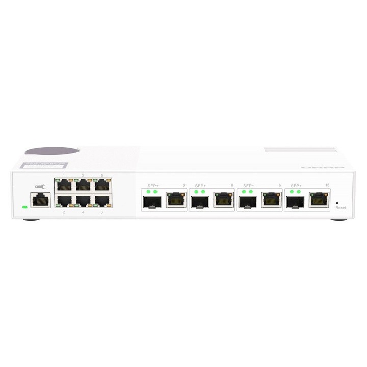 QNAP Ethernet switch, fehér, 12V 110 Gbit/s
