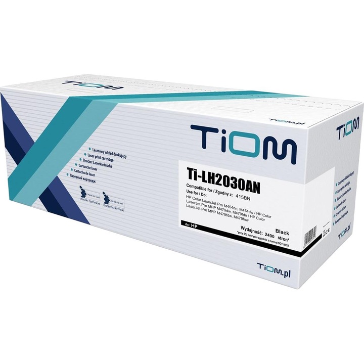 Toner, Tiom, Compatibil cu HP, Negru