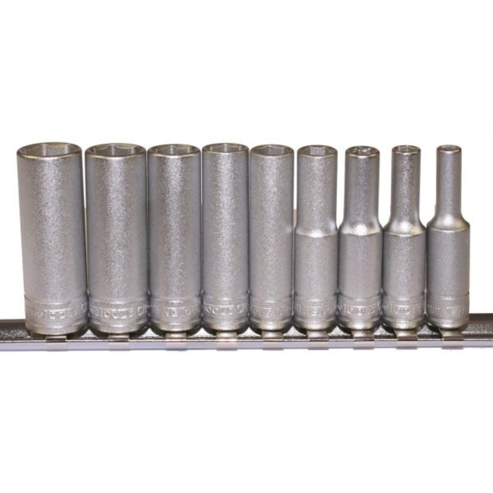 Set 9 prize, Teng Tools, 4\13mm, Argintiu