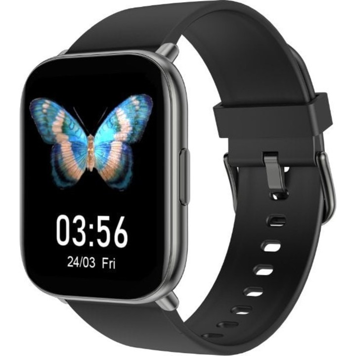 Ceas inteligent Oromed Pro GT, Plastic, Negru, 622462