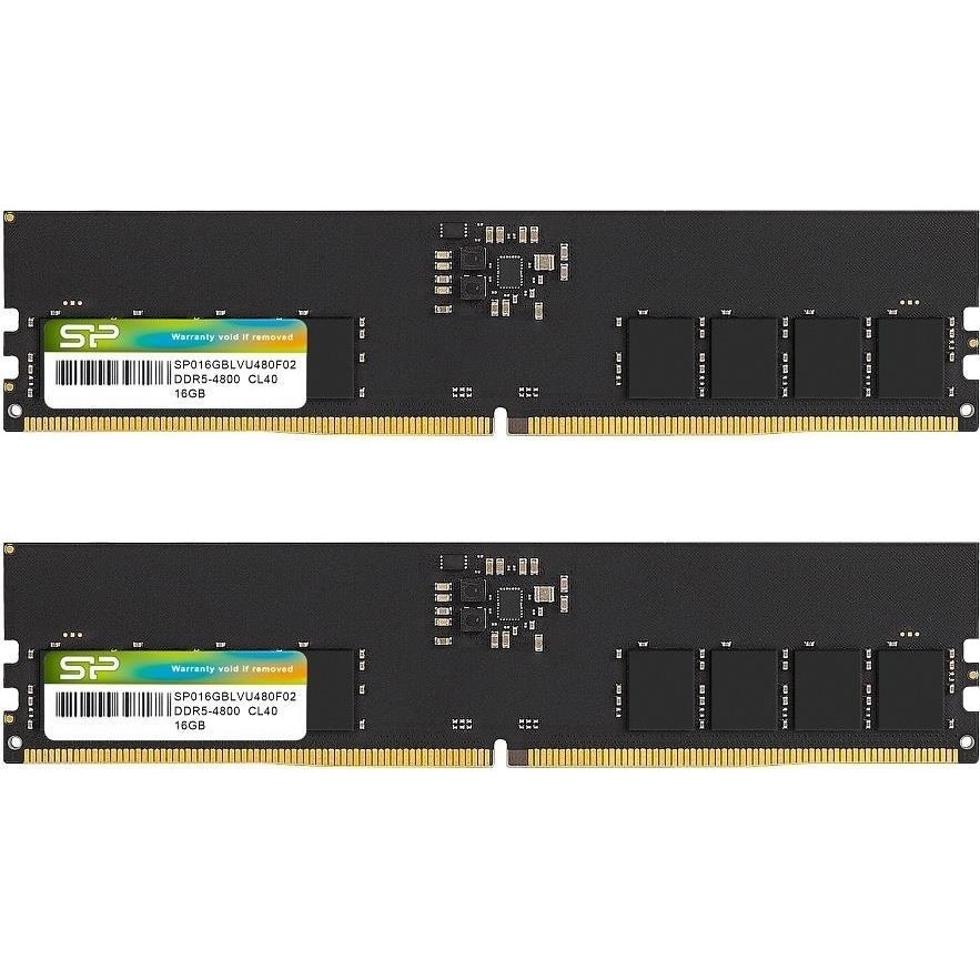 SP 32GB DDR5 4800MHz CL40 16Gメモリ×2 Memorie DDR5 Silicon Power 32 GB (2x16 GB) 4800 MHz CL40 1,1