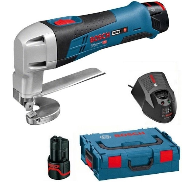 Foarfece fara fir pentru tabla, Bosch, GSC, 10.8 V-LI Professional