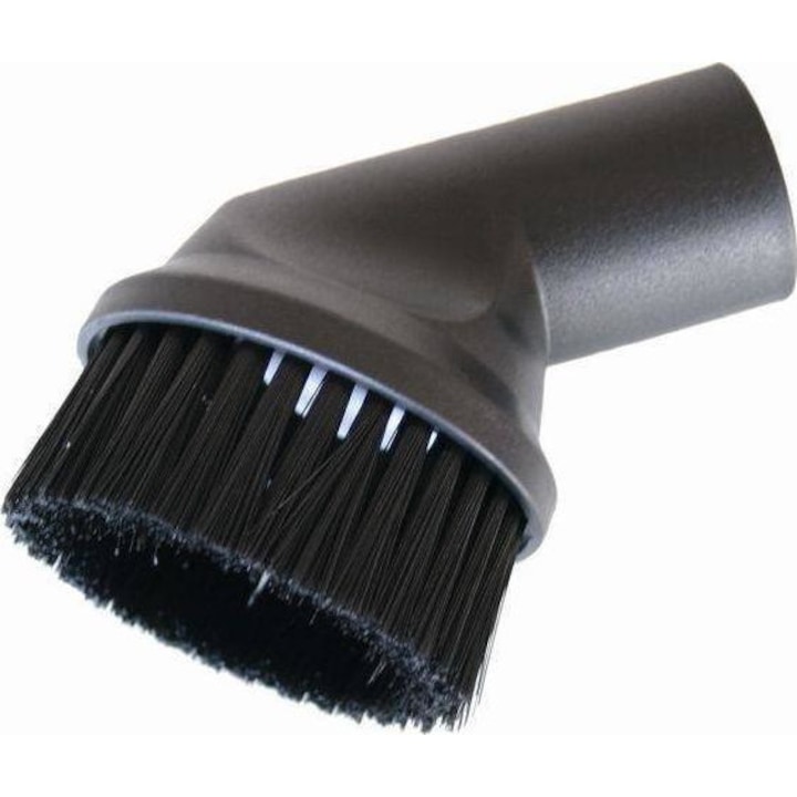 Perie ovala aspirator, Starmix, 7.5 cm, Negru