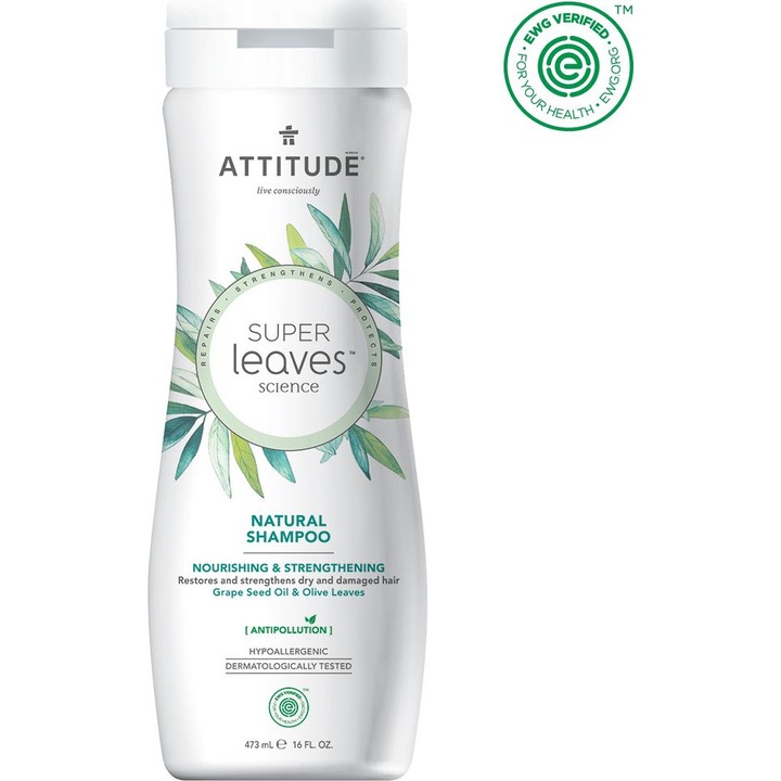 Sampon par, Attitude, cu ulei de seminte de struguri, 473ml