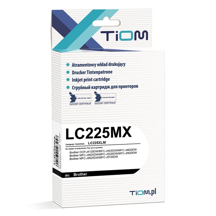 Cerneala pentru Epson 103CN/C13T00S24A, Tiom, 70 ml, Cyan