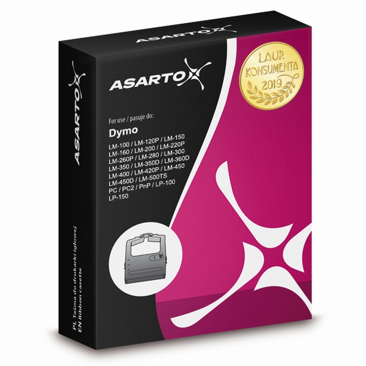 Banda Asarto pentru DYMO 40913 D9 LabelManager Negru