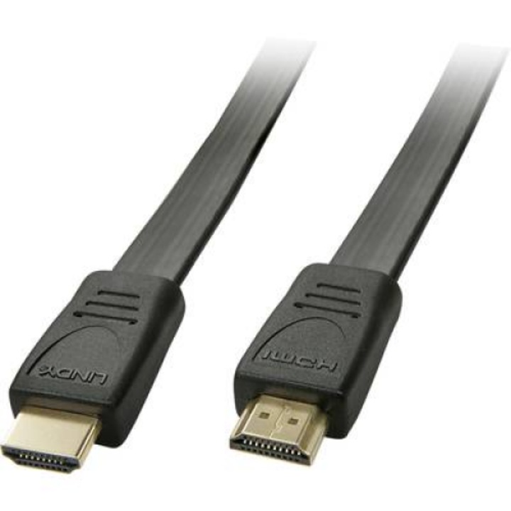 LINDY HDMI Csatlakozókábel [1x HDMI dugó - 1x HDMI dugó] 0.50 m Fekete (36995)