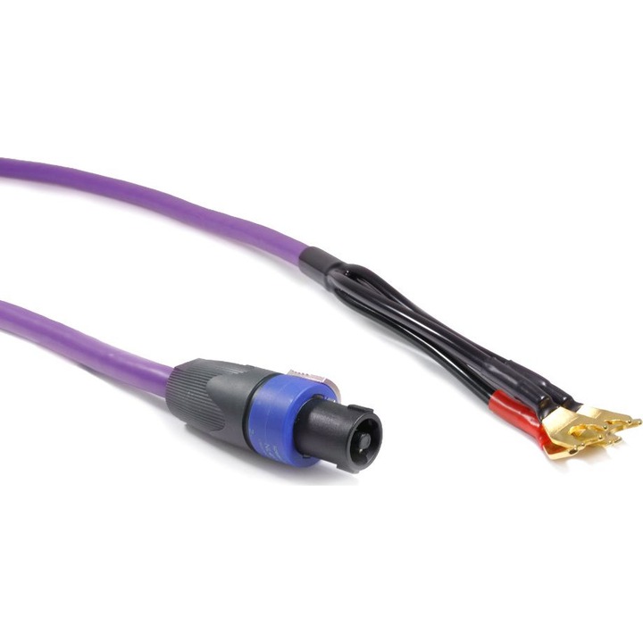 Hangszóró kábel, Melodika, lila, 2,5 m