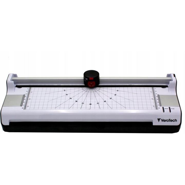 Set laminator si timmer, VeroTech, A3, 420 x 145 x 100 mm, Negru/Alb