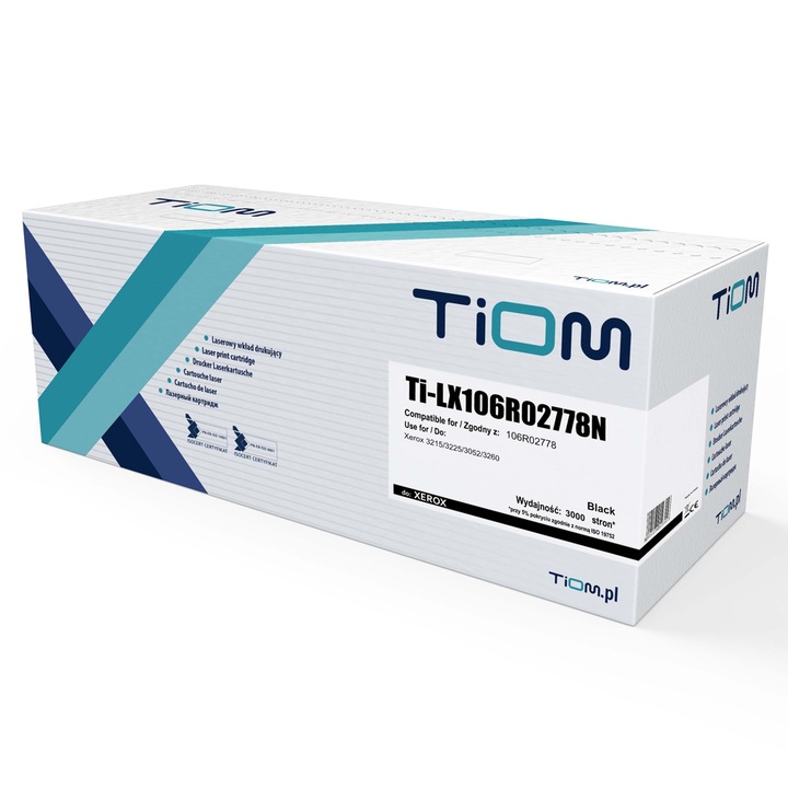 Toner negru, Tiom, 106R02778 (Ti-LX106R02778N)