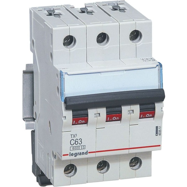 Legrand megszakító, S303 C63 TX3 63A 6kA 403551