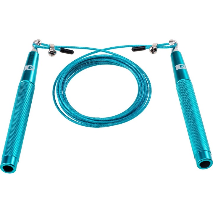 Спортно въже за скачане Crosspro IQ, синьо, 300 см