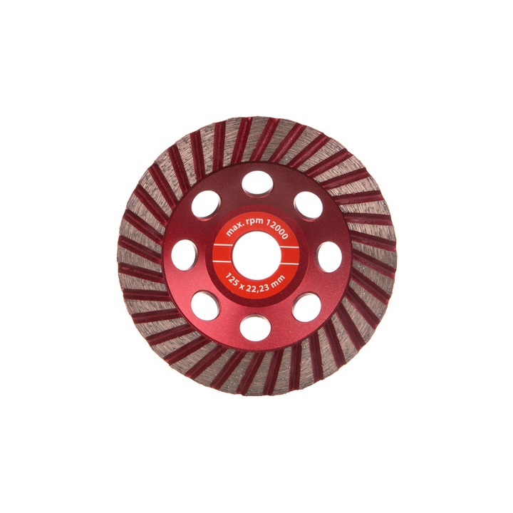 Gyémánt tárcsa betoncsiszoláshoz, Mondeco, 125 mm