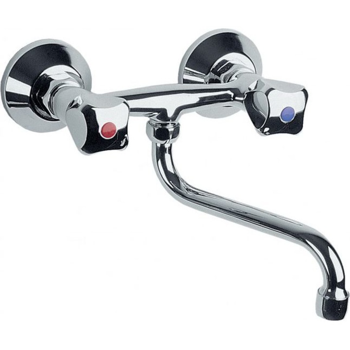 Смесител за кухня, KFA, месинг, хром