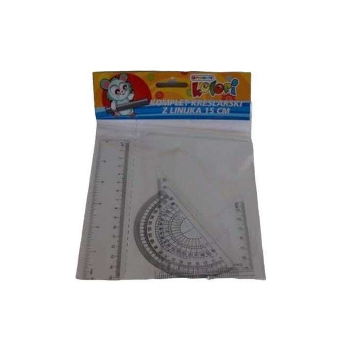 Set pentru geometrie, Penmate, 15cm