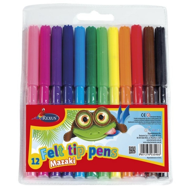 Set 12 carioci, Beniamin, Multicolor