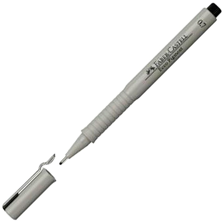 10db-os szett, Faber-Castell, 0,7 mm, fekete