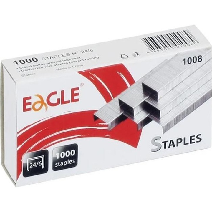 Set 1000 capse, Kw Trade, 24/6, Argintiu