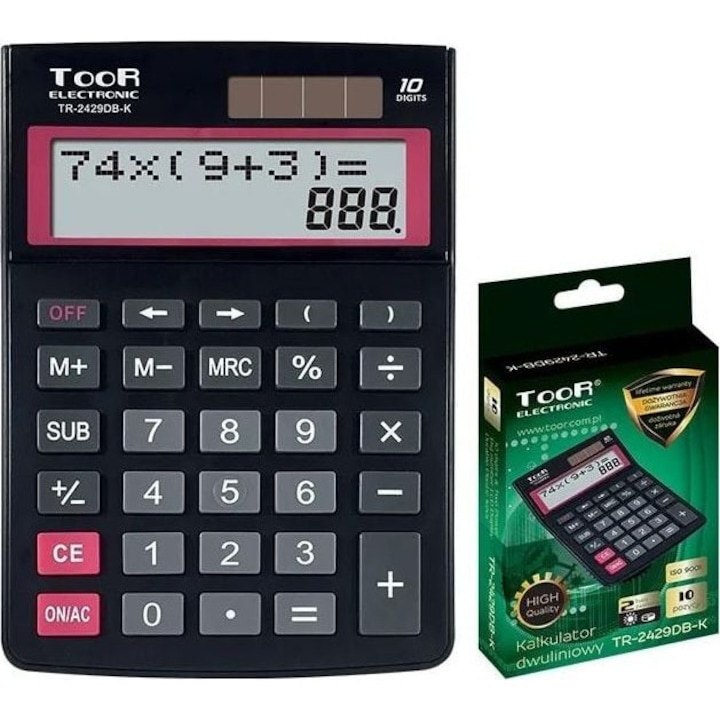 Калкулатор, TOOR ELECTRONICS, черен