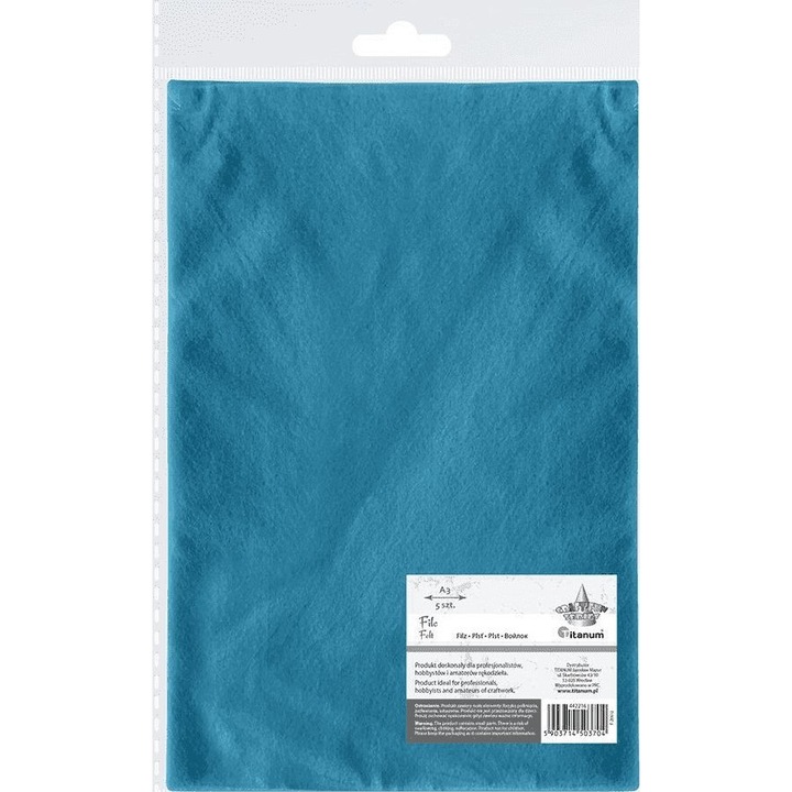5 db filclap készlet, titán, A3, kék