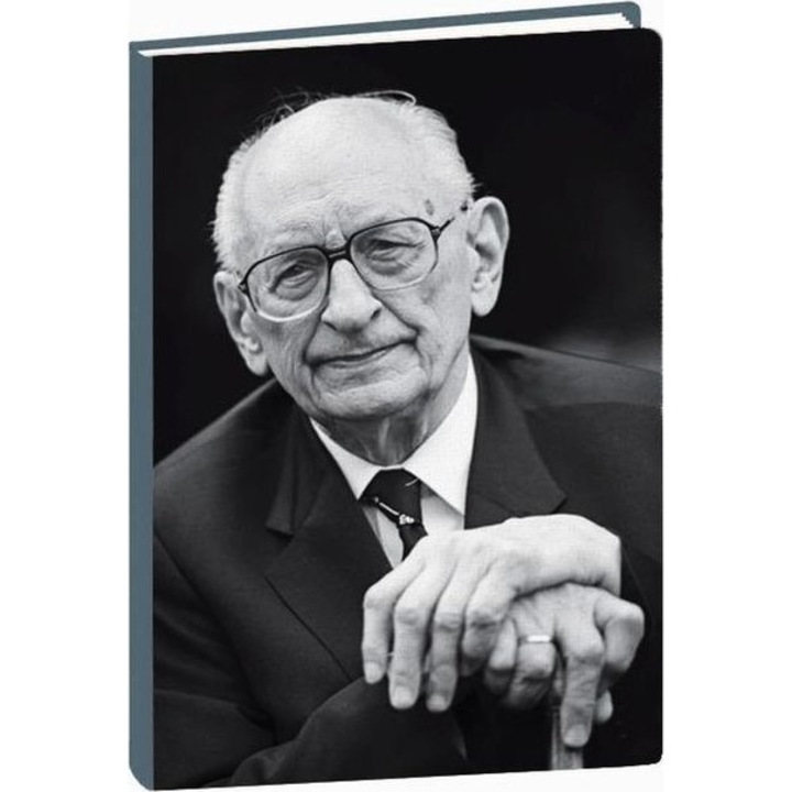 Caiet, Austeria, Carton, Alb/Negru