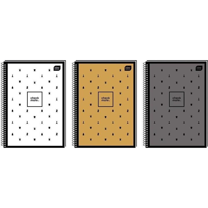 Set 5 caiete matematica, Interdruk, A4, Multicolor