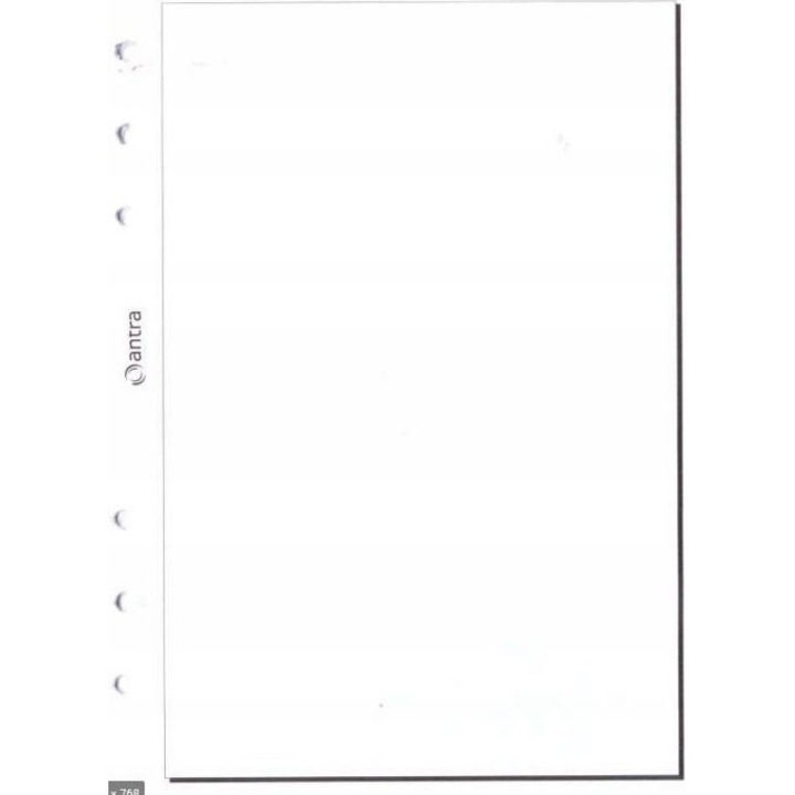 Insert organizator, Antra, A5, Alb