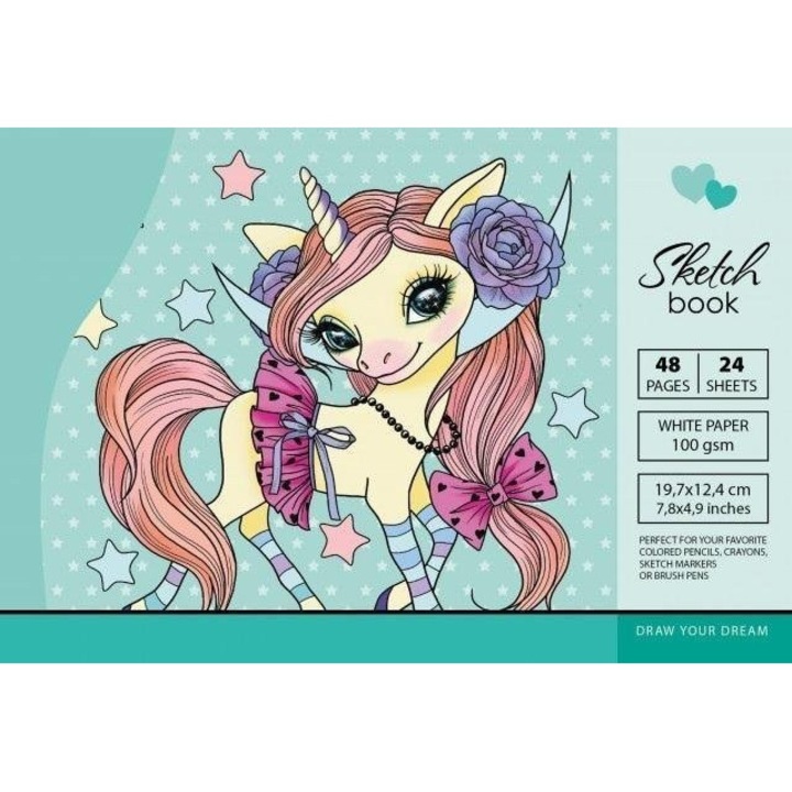 Caiet de schite, Fresh, 197x124/48K, 100g