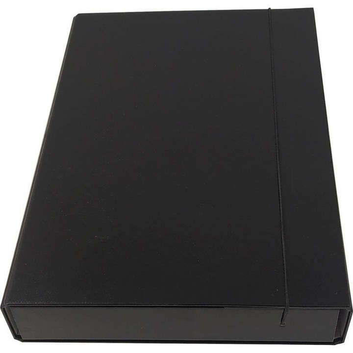 Mapa cu banda elastica, Ziemia Obiecana, negru