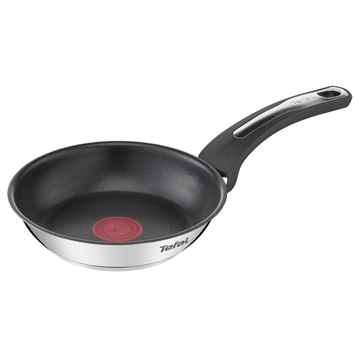 Тиган, Tefal, Стомана, 18 см, Сребрист
