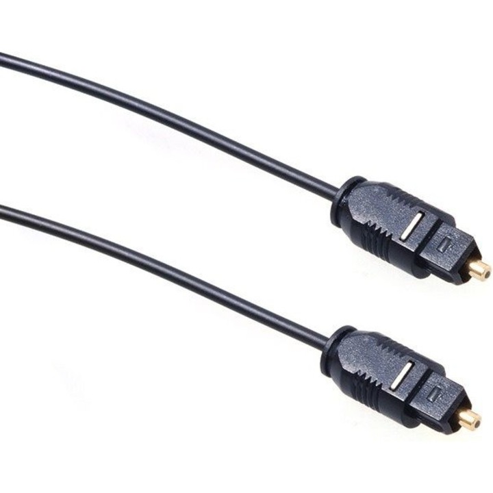 Cablu audio optic, Maclean, Toslink, 0.5 m, Negru