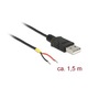 Raspberry Pi захранващ кабел, USB тип A, многоцветен