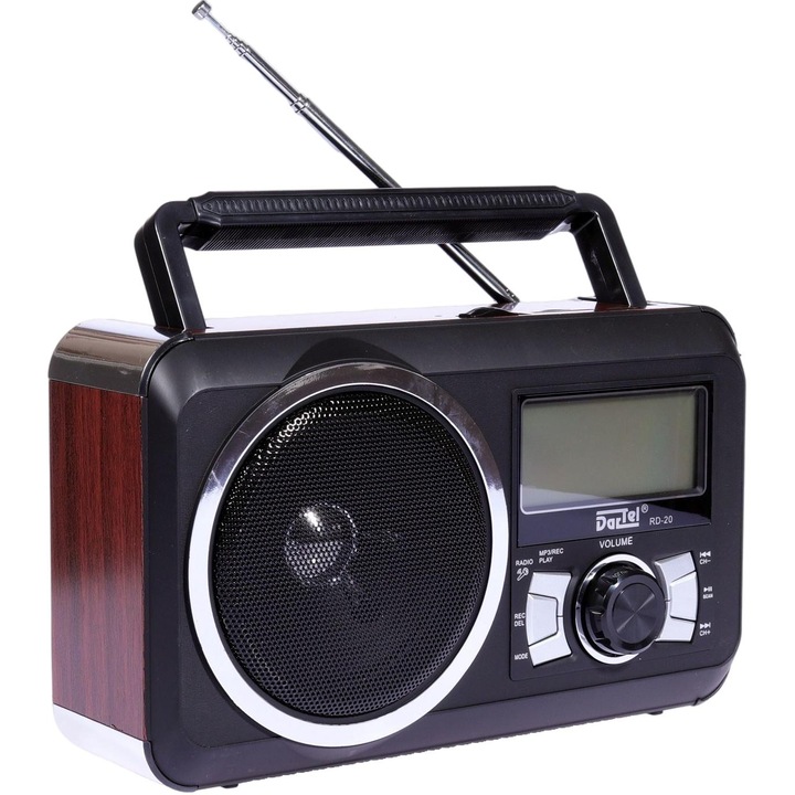 Radio, Dartel, 230V, FM, Maro/Negru