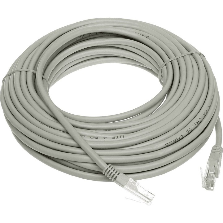 Cablu RJ45, RBLINE, 15 m, Gri