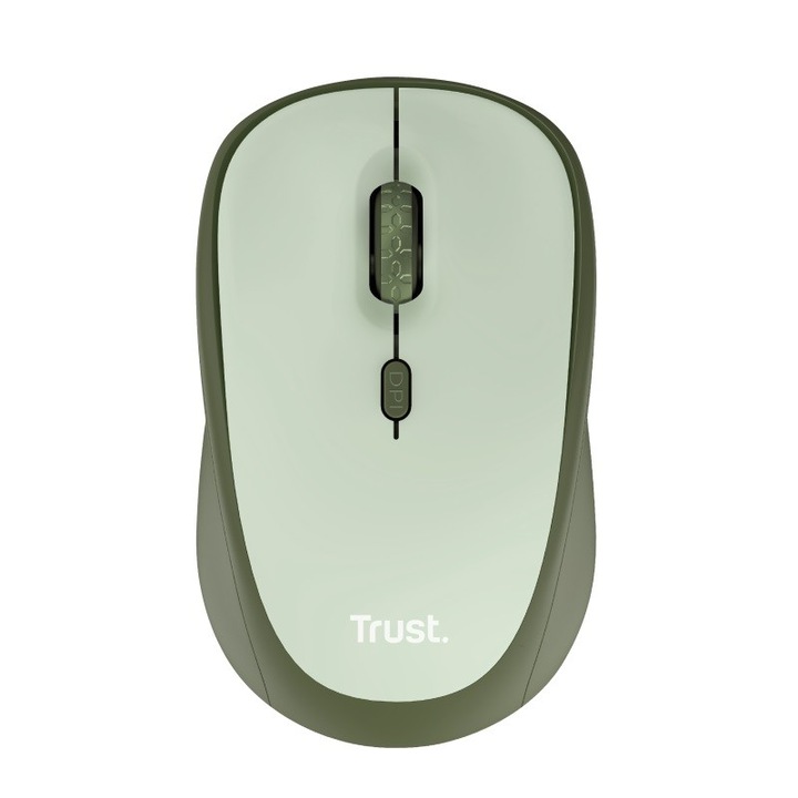 Безжична мишка, Trust, ECO YVI+, зелена